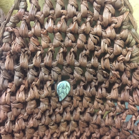 Helen Kaminski 2 tone Australian raffia bucket bag - Picture 4 of 5